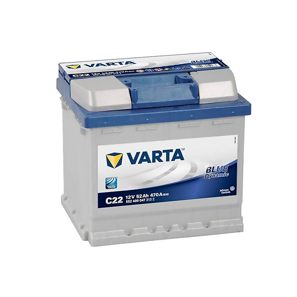 varta-12-v-52-ah VARTA 12 V 52 AH Kare Akü - Görsel 1